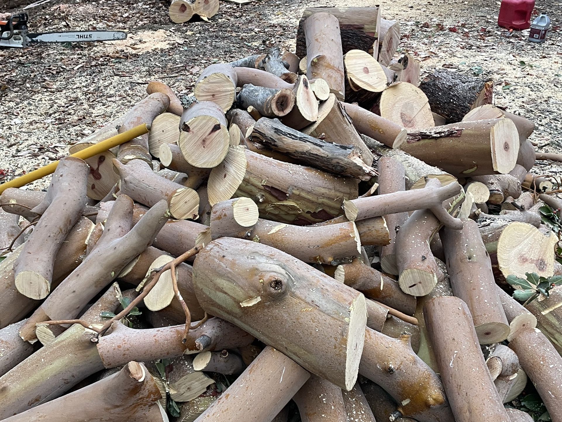 Madrone Firewood. Almost A Cord