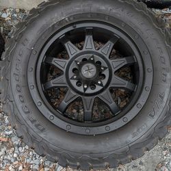 LT285/60R20 BF Goodrich AT KO2 On Rims $1200