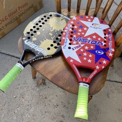 Vision Beach Tennis 2 Racket Vintage 2002 Italia