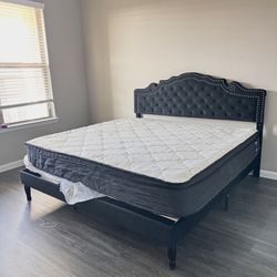 King size Bed And Mattress 