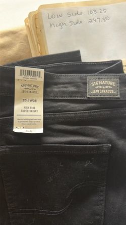 Signature Levi Strauss High Rise Super Skinny Jeans
