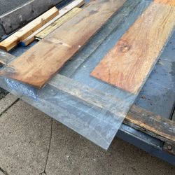 Glass top for a desk or Counter, 55 long by 29.5, 1/4 thick, $20