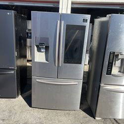 Samsung french door refrigerator stainless steel ( family hub