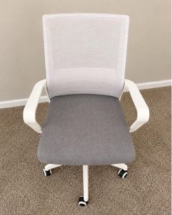 White Ergonomic Mesh Office Desk Gaming Chair