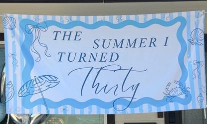 Thirty Birthday Banner