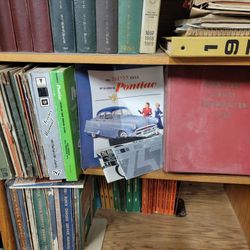 Vintage Pontiac Brochure Repair & Owners Manuals Lot 1950s to 1980s