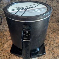 Electric  4 Cup Deep Fryer - Vintage