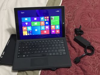 Microsoft Surface Pro 3, I5, 256gb HD, 8gb Ram. The surface pro is great working condition as you can see in the picture. It comes with keyboard case