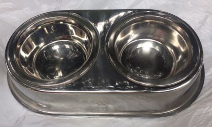 Stainless Steel Double Diner for pet