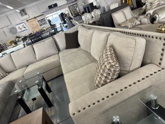 Stunning Fabric Sectionals Available @ FURNITURE LOVE ❤️ Same Day Delivery 🚚 