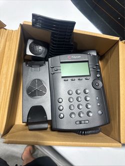 "LOT OF 6" Polycom VVX 310 Corded Business Media Phone - Black