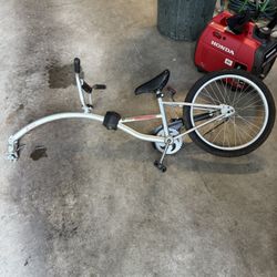 Tagalong Bicycle For Child To Ride Along 