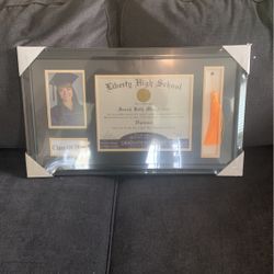 Graduation Picture And Diploma Frame