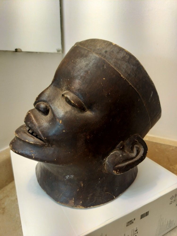Antique Makonde Helmet Mask, Tanzania