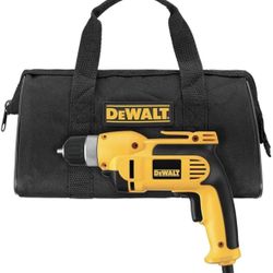 DEWALT Corded Drill, 7.0-Amp, 3/8-Inch, Pistol Grip (DWD110K), Yellow