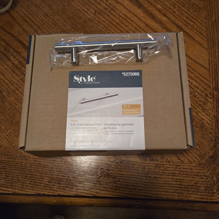 Stainless Steel 3-3/4 Cabinet Pulls NEW 20 Ct.