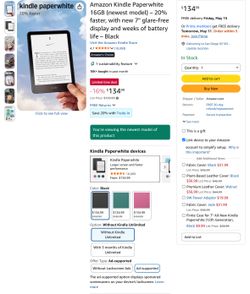Amazon Kindle Paperwhite 16GB (newest model) BRAND NEW