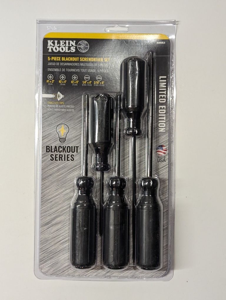 Klein Tools Blackout Screwdriver Set