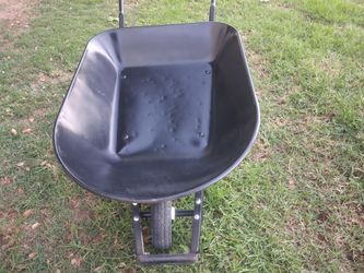 Steel wheelbarrow 4 cu.ft with flat-free Tire- union Tools
