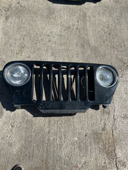 Jeep Wrangler TJ LJ Front Grill Black OEM 1997 through 2006