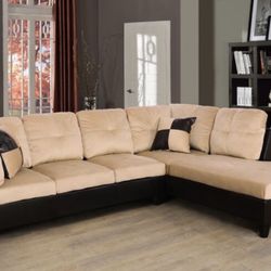 New Sectional And Ottoman 