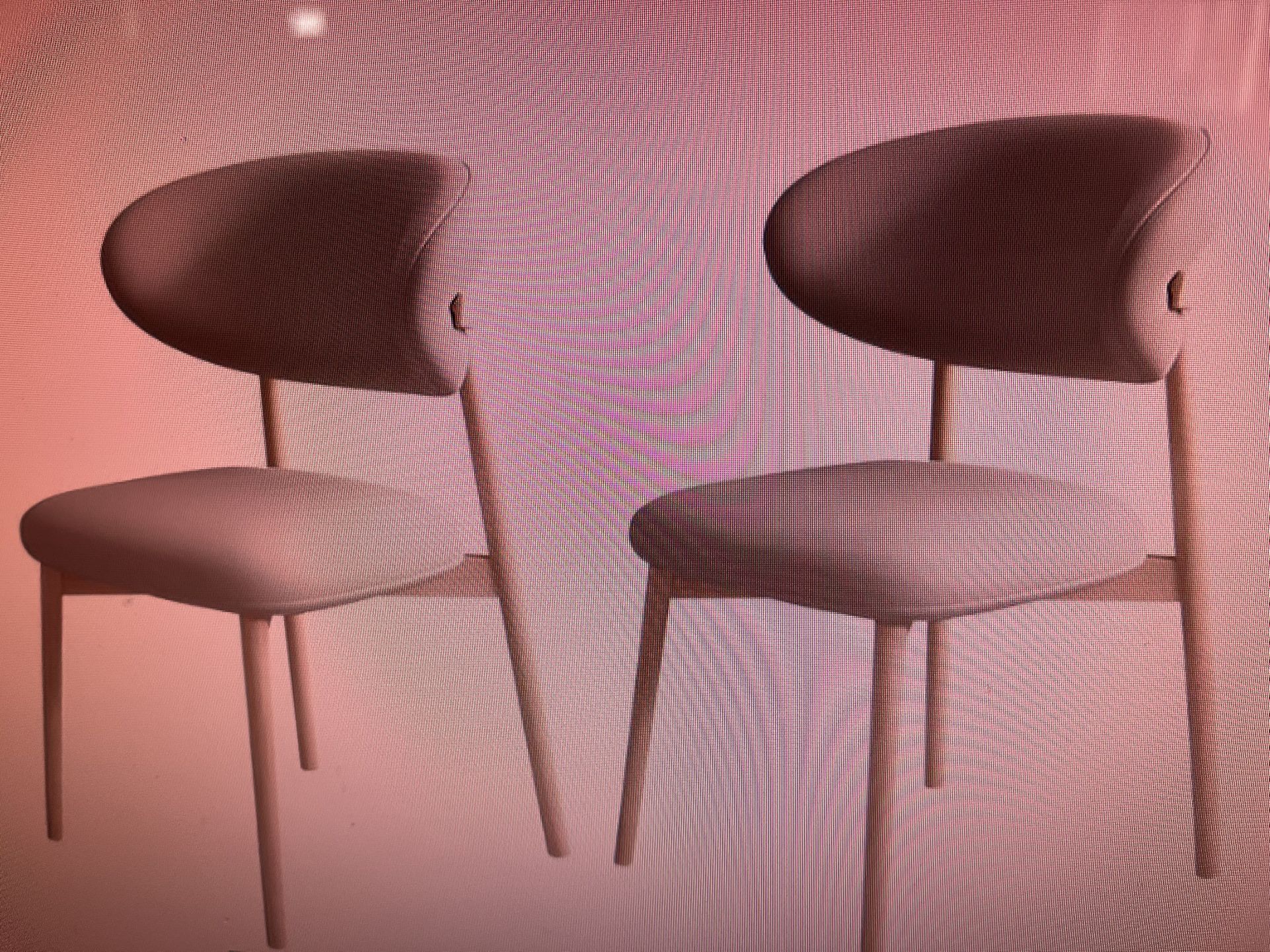 Wooden Armless Dining Chairs 