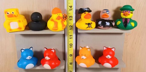 Rubber Fox & Ducky Lot