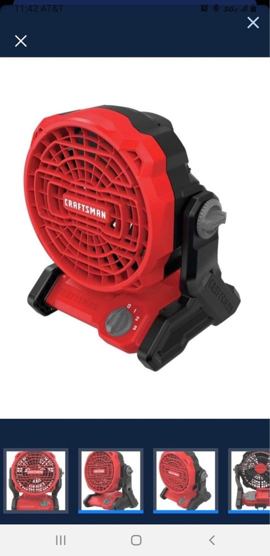 20v Craftsman Fan