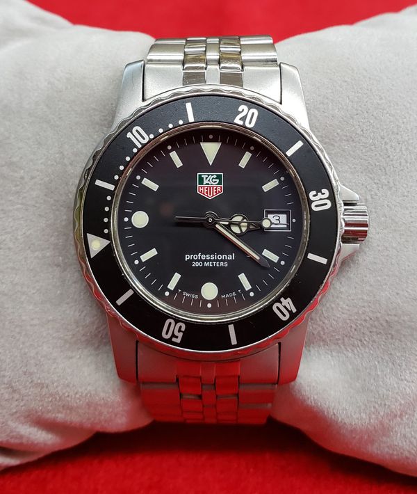 Pre-Owned Men&#39;s Tag Heuer Professional 200 Meters WD1210-20 Watch, Working for Sale in Lancaster ...