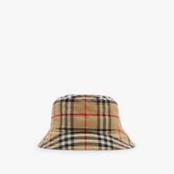 Burberry Check Bucket Cotton Hat