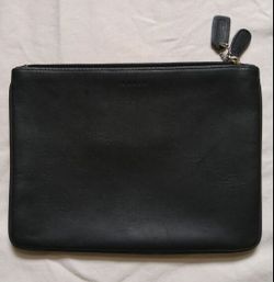 Coach Large Leather Pouch