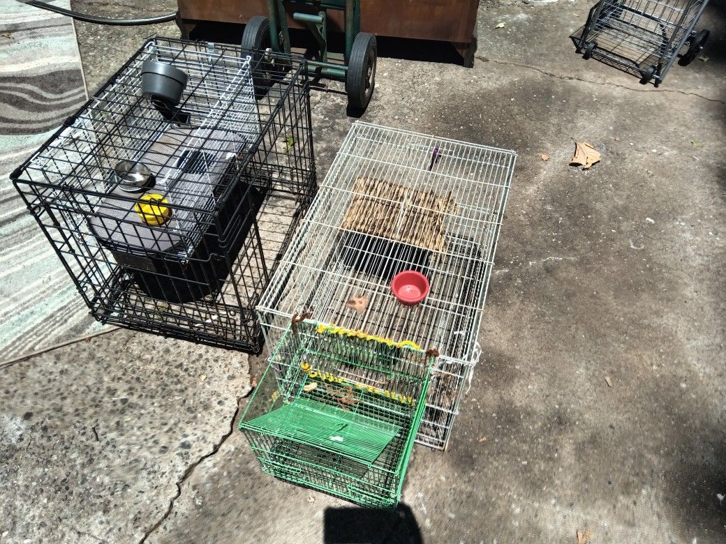 2 Small Animal Cages