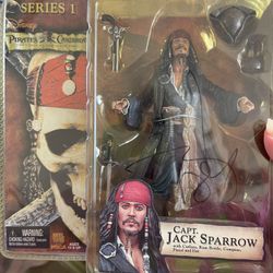 Authentic Johnny Depp Signed Pirates Of The Caribbean Curse Of The Black Pearl