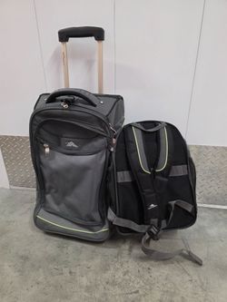 $39, High Sierra AT3 Sierra-Lite Wheeled Backpack and Duffel, Carry On, NEW