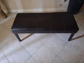 Brown bench
