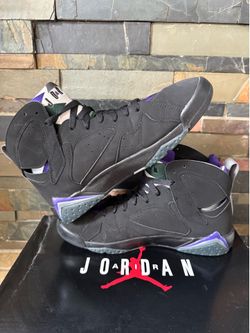 Jordan 7 Retro Ray Allen Men’s Size 9 Black Purple 2019 304775-053
