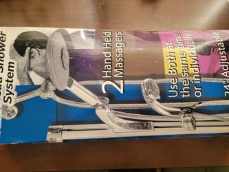 Shower head 2 in 1 hand held and messager