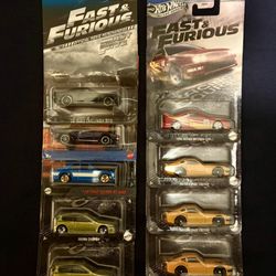Hot Wheels Fast & Furious, $4 to $9