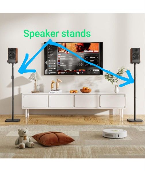Universal Speaker Stands Pair