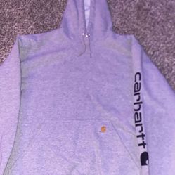 Gray carhartt loose fit hoodie
