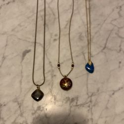 3 Unique Necklaces 