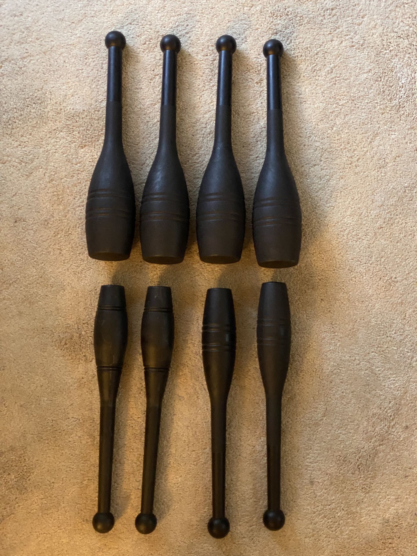 Indian Clubs Pairs: 1lb,2lb,3lb And 4lb