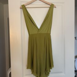 ALEXANDRE VAUTHIER dress in lime green