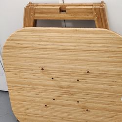 Bamboo Table With 2 Bar Chairs