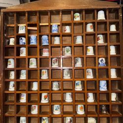 Thimble Collection With Broken Case