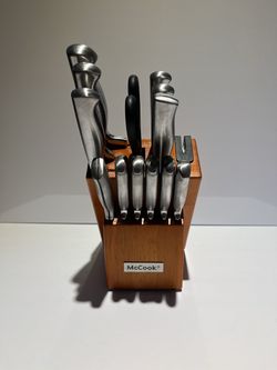 Stainless Steel Knife Block Set