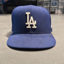 Dodgers autographed hat