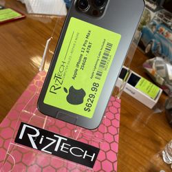 Apple iPhone 12 Pro Max 256GB AT&T Apple lightning cord included  Recertified with a 90 Day Warranty  $599.98