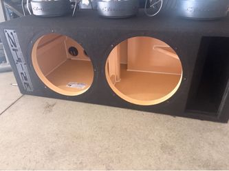Dual 12 groundshaker ported BOX ONLY