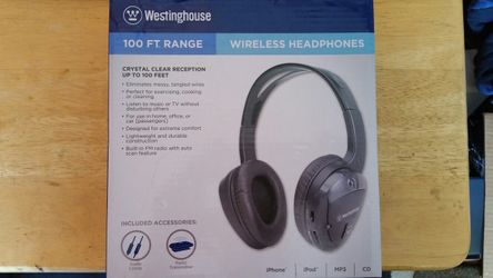 Westinghouse Wireless Headset 100ft Range